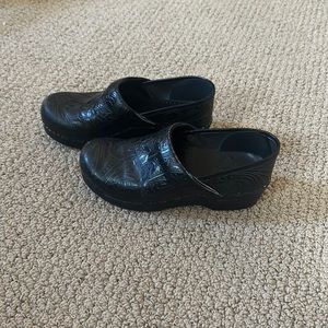 Dansko leather clogs